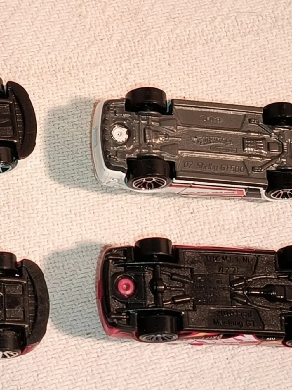 HOT WHEELS & MAISTO FORD MUSTANG/SHELBY 4-CAR DIECAST LOT